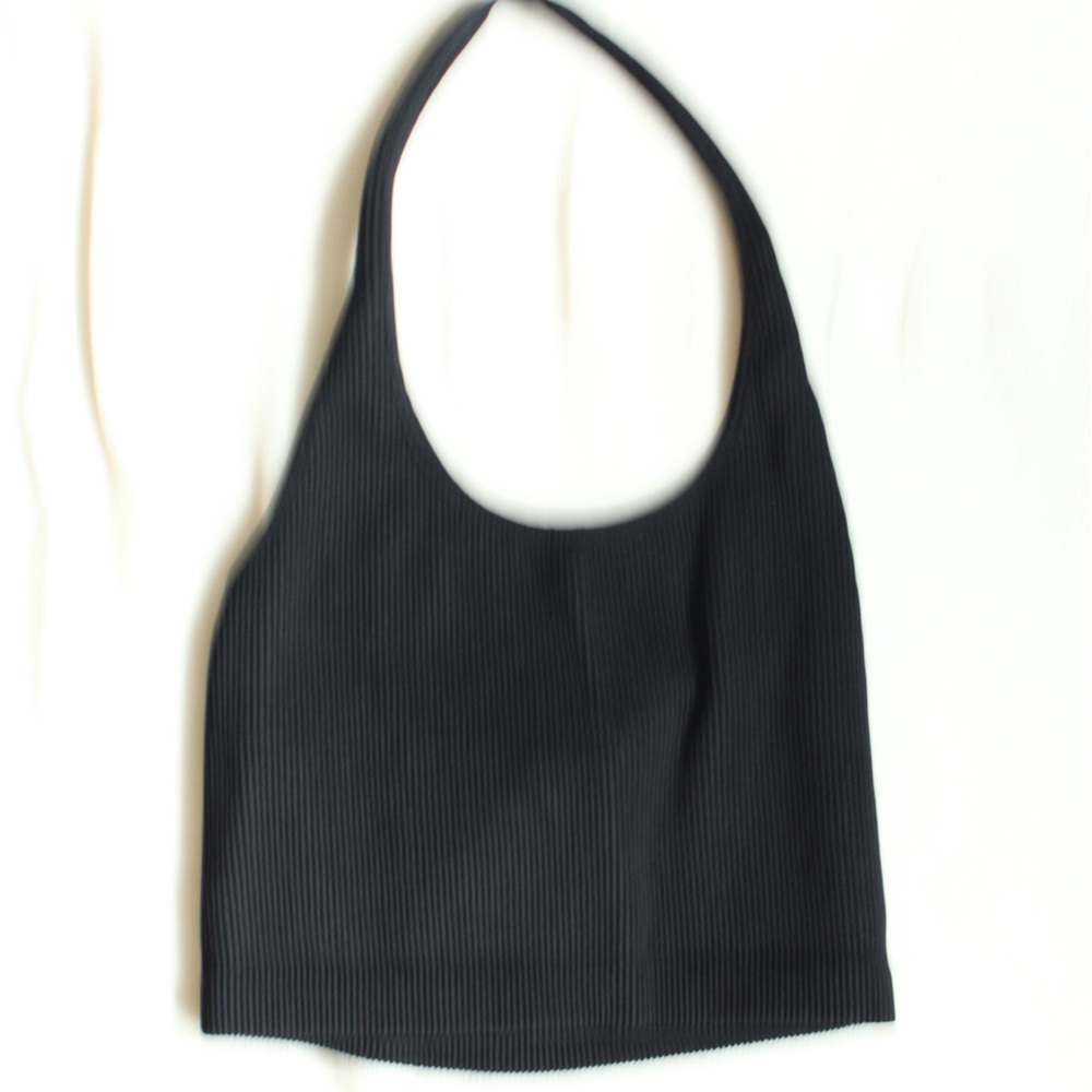 Cotton on Black Ribbed Knit Tank Top